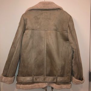 Zara Jackets & Coats - Zara Faux Suede Oversized Moto Jacket Zara Jackets & Coats - Zara Faux Suede Oversized Moto Jacket